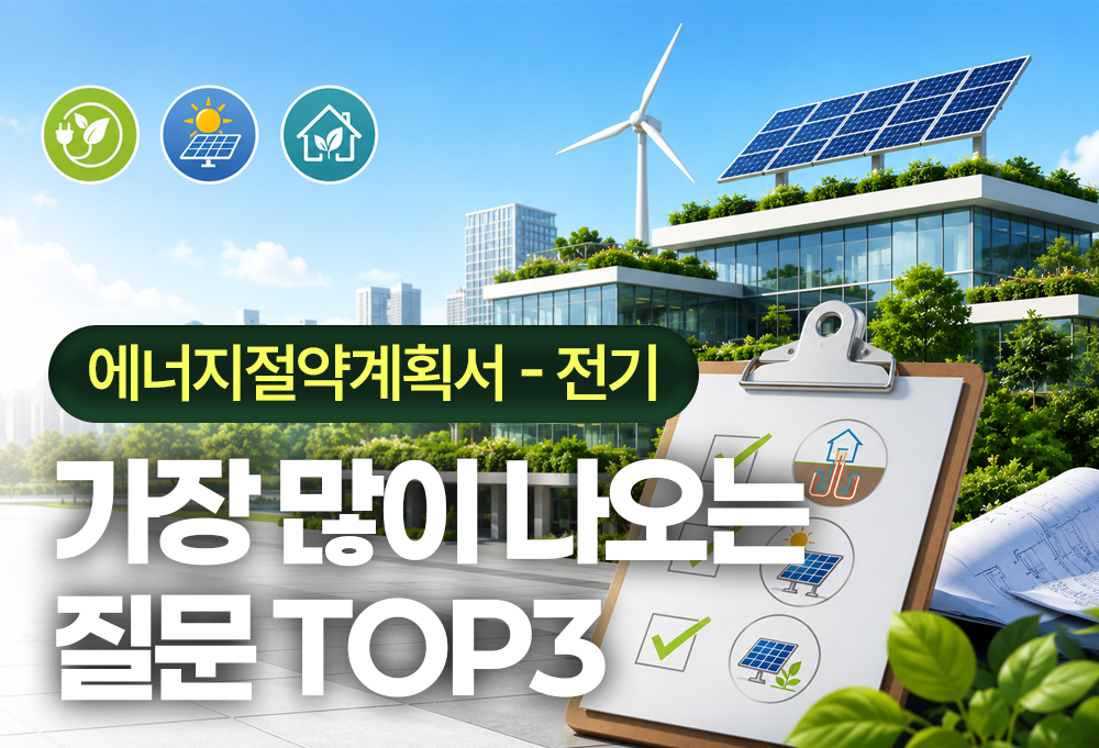 에너지절약계획서 전기부문 가장 많이 나오는 질문 TOP3